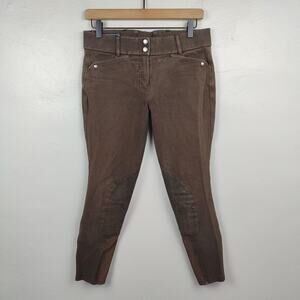 Ariat Riding Pants Womens 28L Brown Skinny Equestrian Britches Horses Western